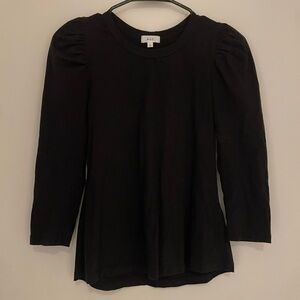 A.L.C. Elegant Black Long Sleeve Blouse
